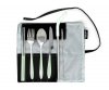 Zestaw sztućców ze stali nierdzewnej MIZU Urban Cutlery Set zielony Sea Glass